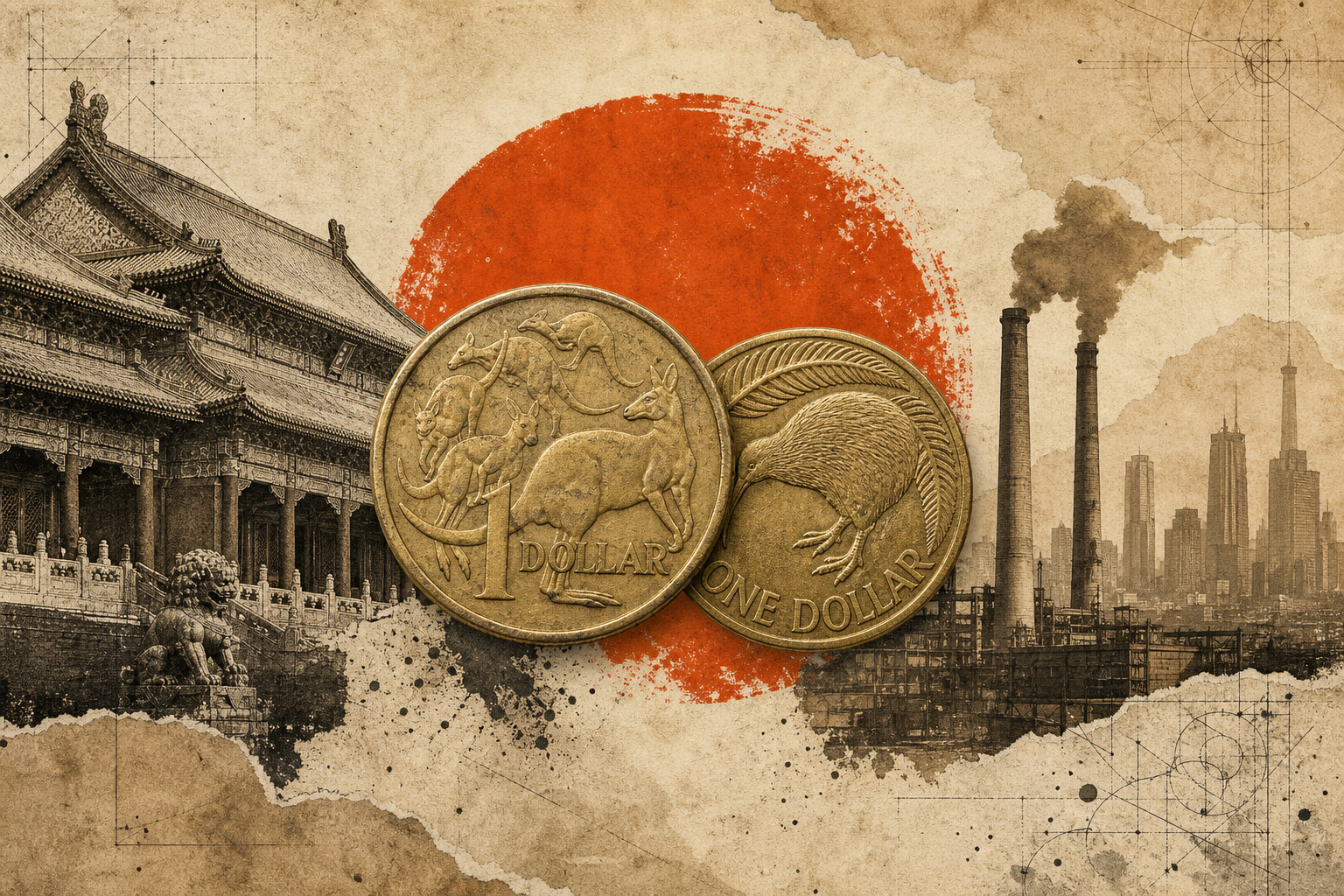 China’s July Triple Miss: Retail 0.6%, FAI −6.7%. AUD Held. NZD Didn’t.
