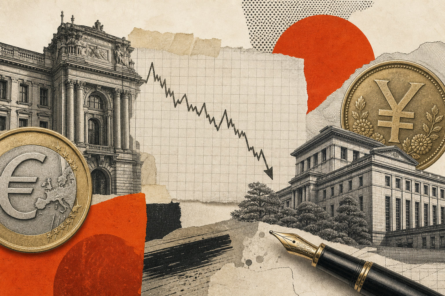 EUR/JPY Falls 1.11% Toward 179.45 as Yen Strengthens on BoJ Hike Bets