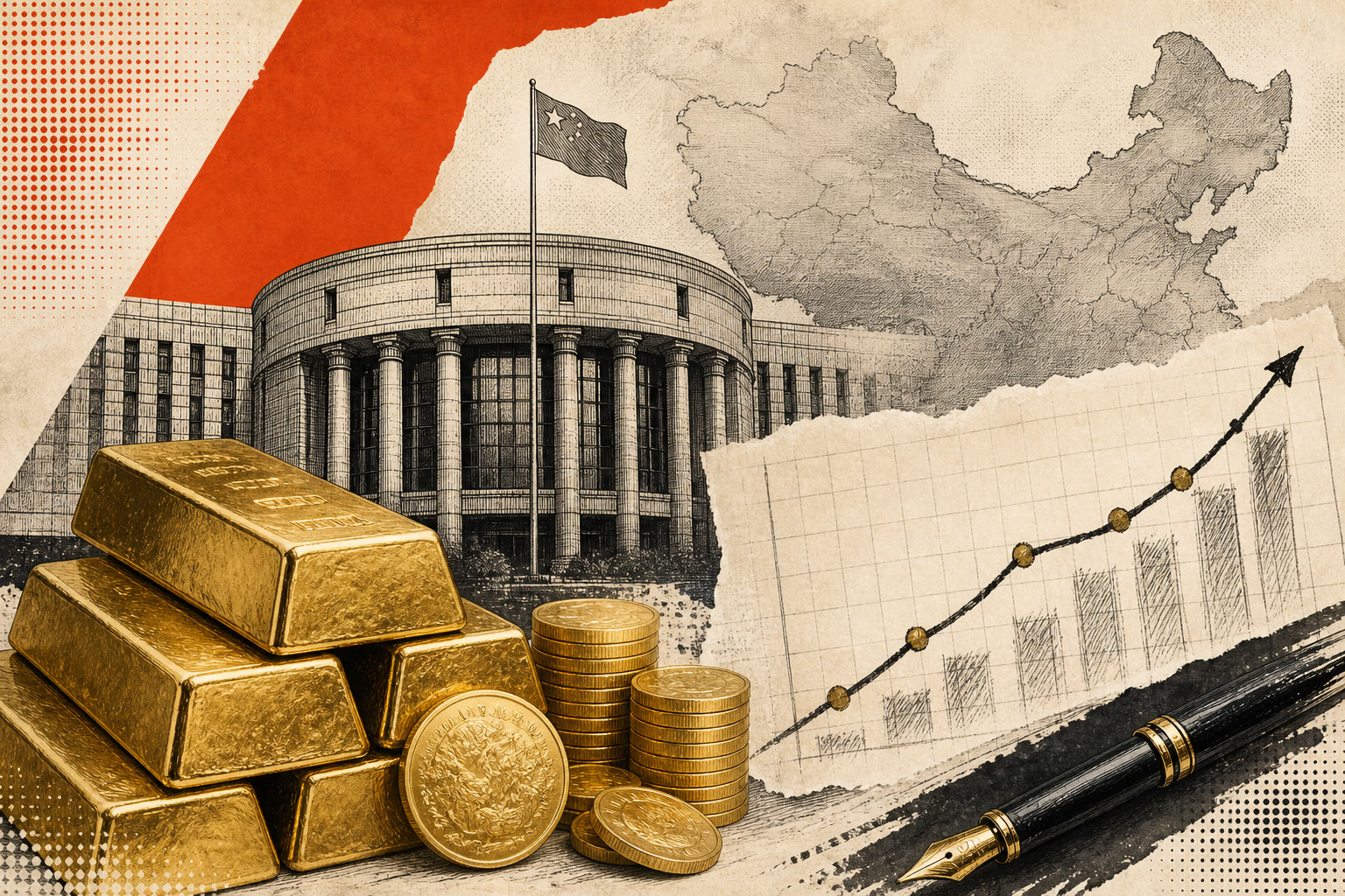 PBOC Extends Gold-Buying Streak; August Add Biggest Since Late 2023